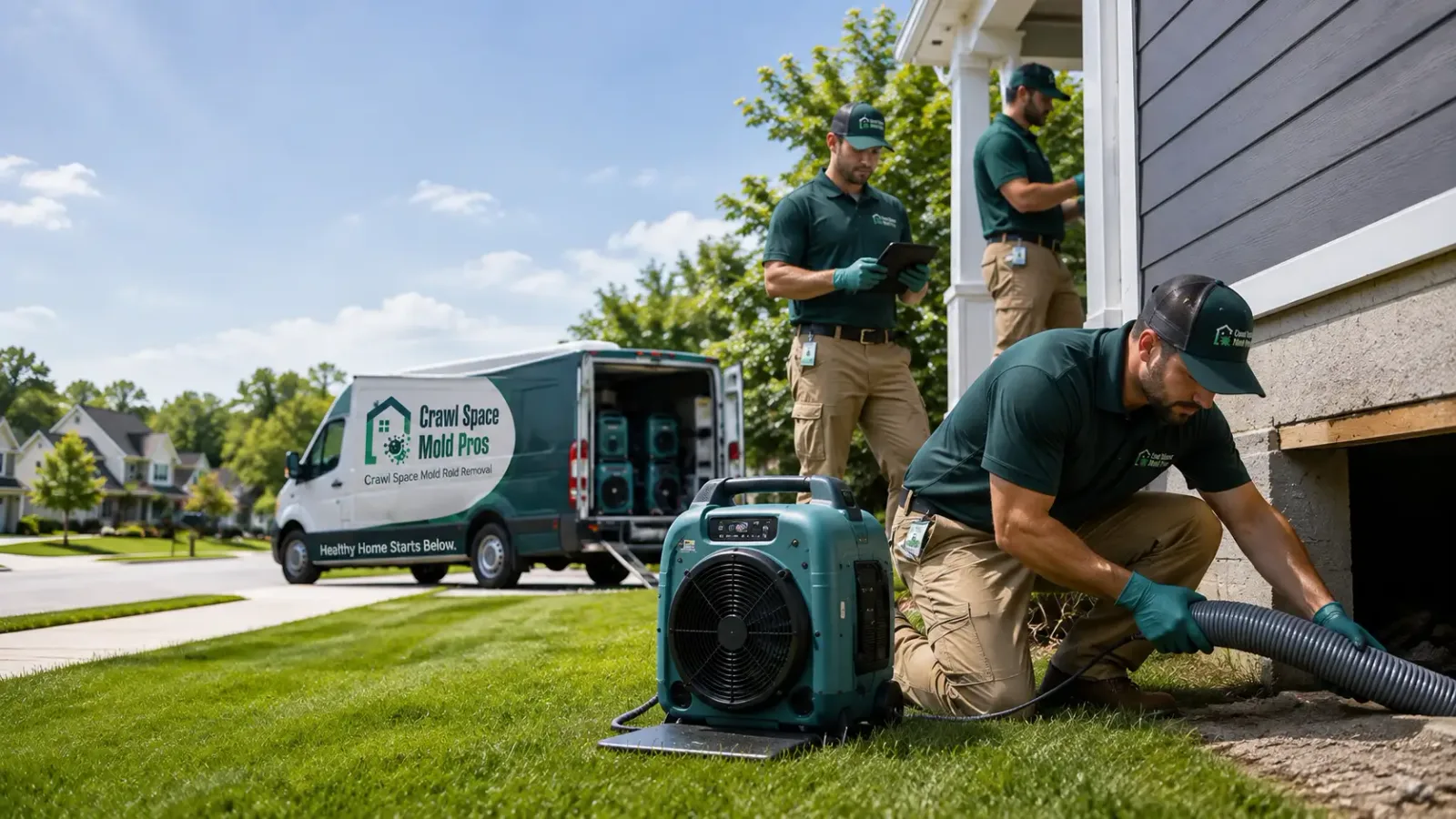Crawl Space Mold Removal in Chaplin, CT